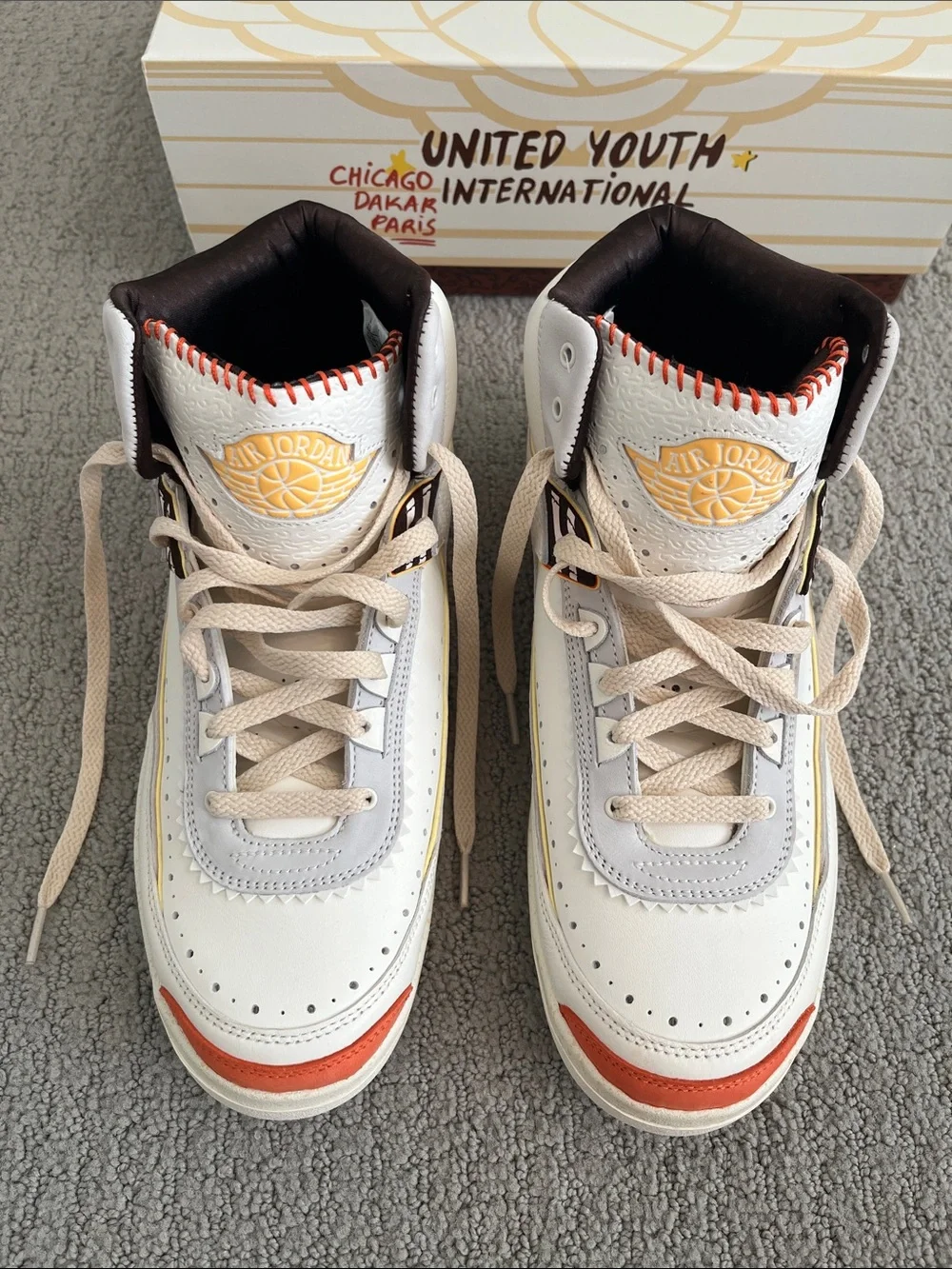 Men’s Jordan 2 Retro Maison Chateau Rouge High Tops